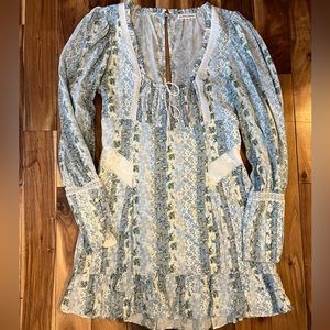 Blue and white for love and lemons dress